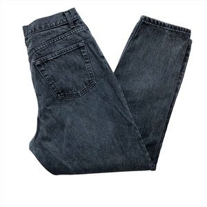 Vintage Gap 90s Black Mom Jeans Size 14